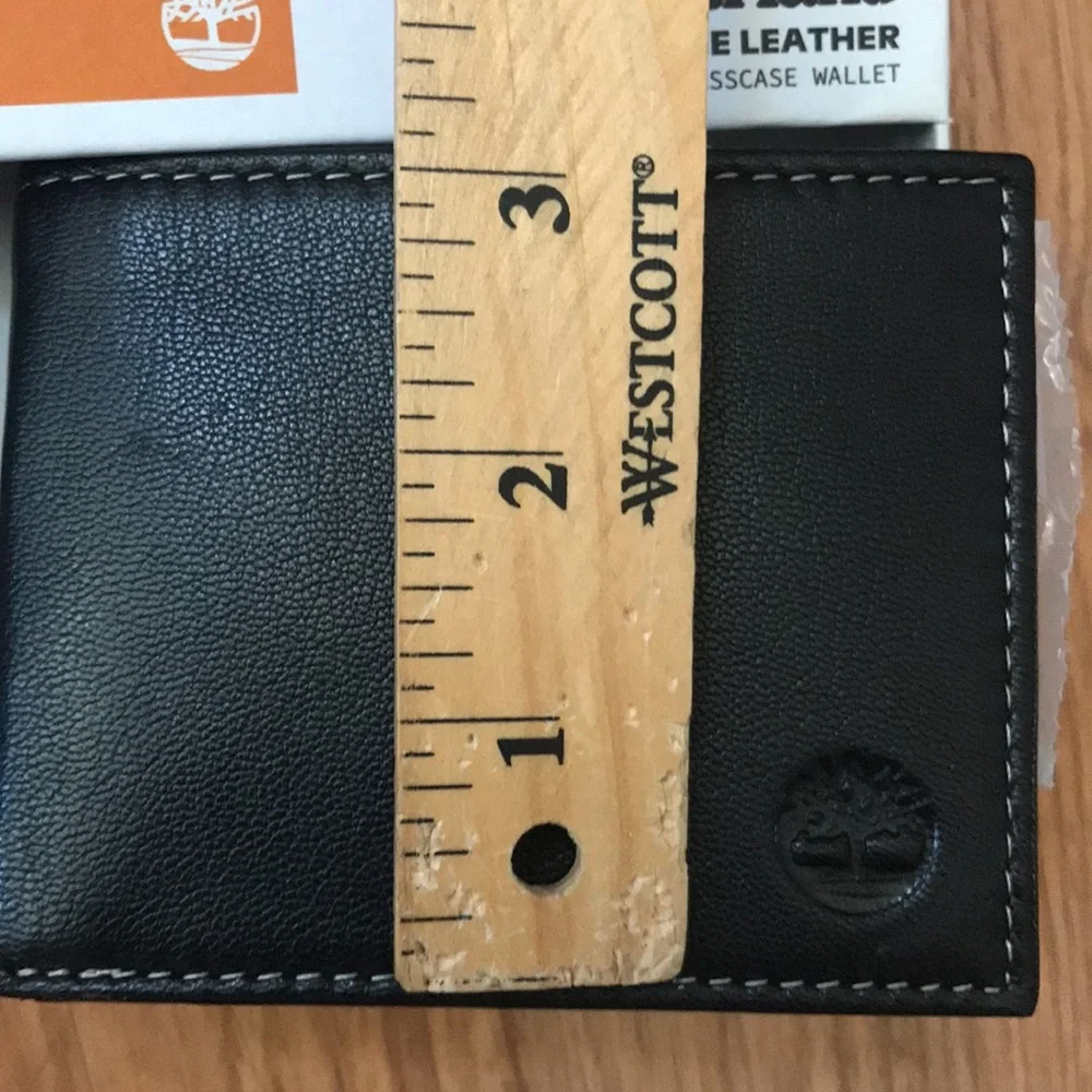 Timberland bi-fold wallet leather new in box black
